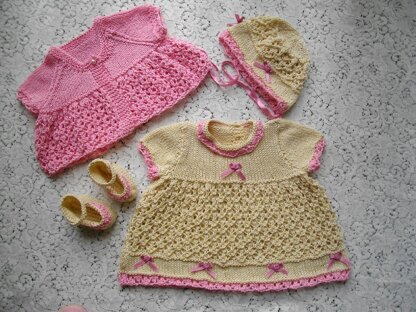 39. Baby Dress & Jacket Set