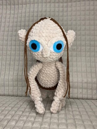 Crochet Pattern Gollum Doll Lord of the Ring