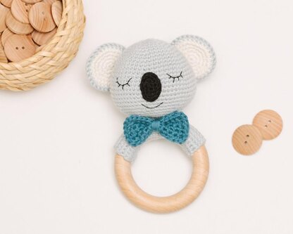 Koala rattle amigurumi pattern