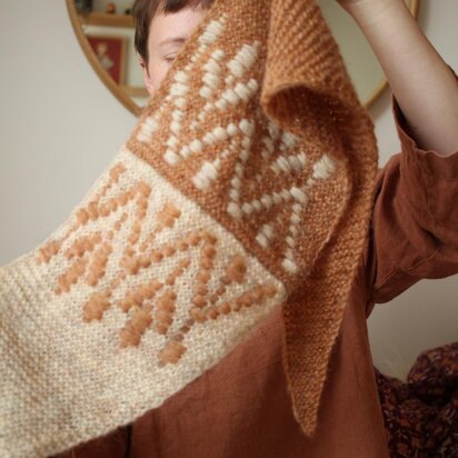 Nivalis scarf - knitting pattern