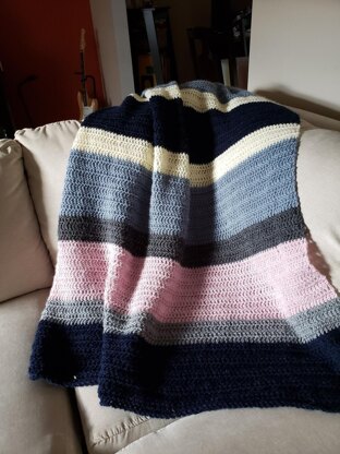 At Home Crochet Throw