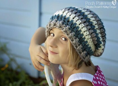 Elegant Slouchy Hat Crochet Pattern 391