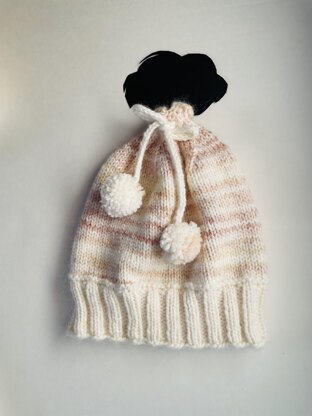 Ponytail & Bun Hat Knit Set