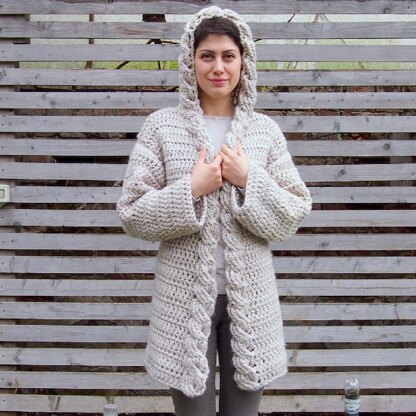 Very Winter hooded cardigan