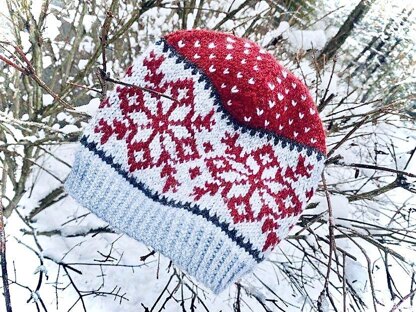 Selbu Snowfall Hat