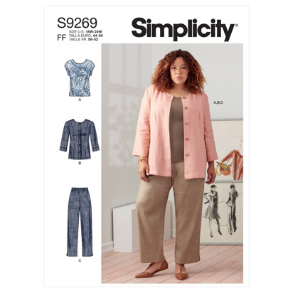 Simplicity Women's Jacket, Knit Top & Pants S9269 - Sewing Pattern