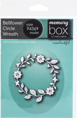 Memory Box Dies - Bellflower Circle Wreath