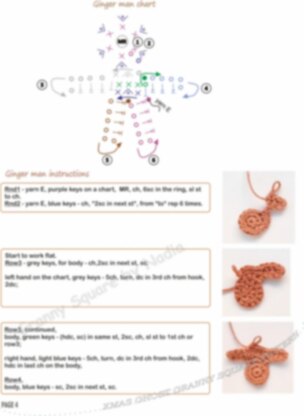 Gingerbread men garland
