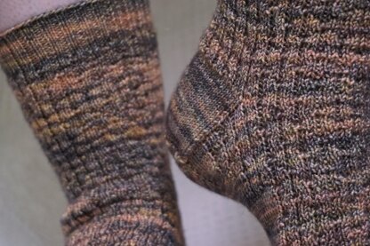 Freckled Rib Socks