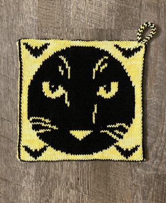 Spooky Cat Pot Holder