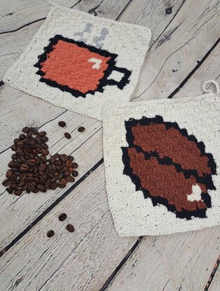 Coffee Lover C2C Potholder