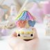 Amigurumi Crochet Pattern for kawaii music box carousel butterfly by AradiyaToys gift tutorial PDF file easy amigurumi pattern DIY project by AradiyaToys (Olka Novytska)
