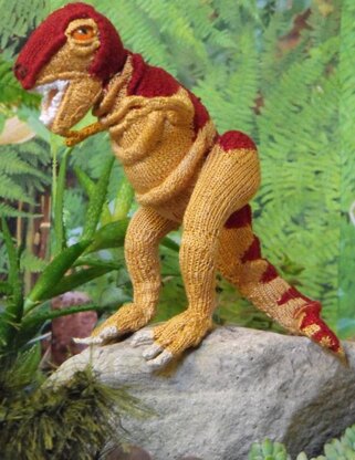 Tony the Tyrannosaurus Rex toy knitting pattern