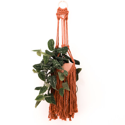 Stitch Happy Deluxe Terracotta Plant Hang Macrame Kit