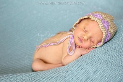 Crochet Bonnet Pattern For Children & Newborn Babies