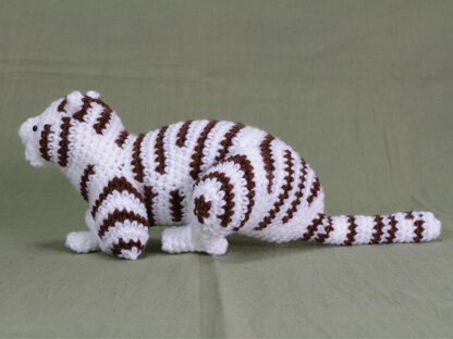 White tiger amigurumi / ホワイトタイガーのあみぐるみ