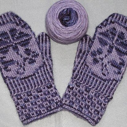 Morning Glory Mittens