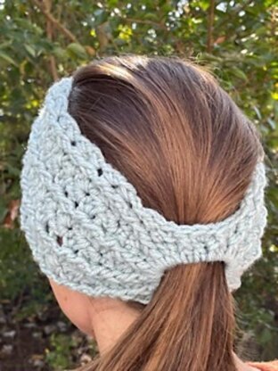 Rib Twist Ponytail Ear Warmers