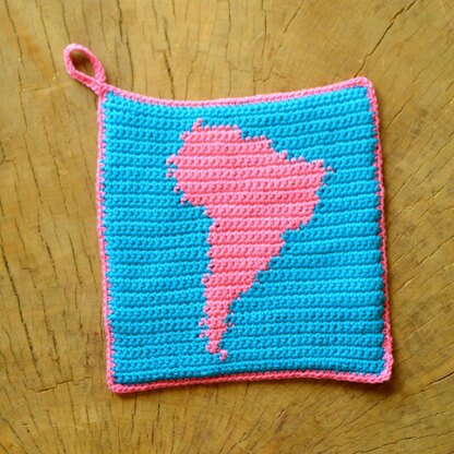 South America Potholder