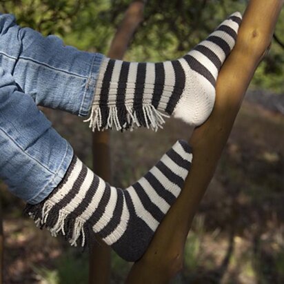 Cat's Zebra socks