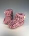 Baby Seed Stitch Booties 0-3 Months