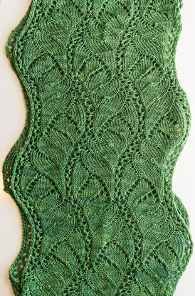 Finsbury Leaf Lace Infinity Cowl in SweetGeorgia Bulletproof Sock - Downloadable PDF