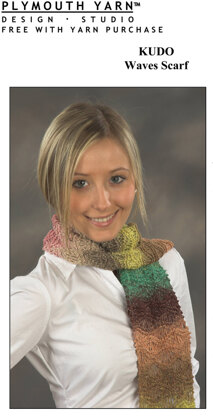 Waves Scarf in Plymouth Kudo - F277