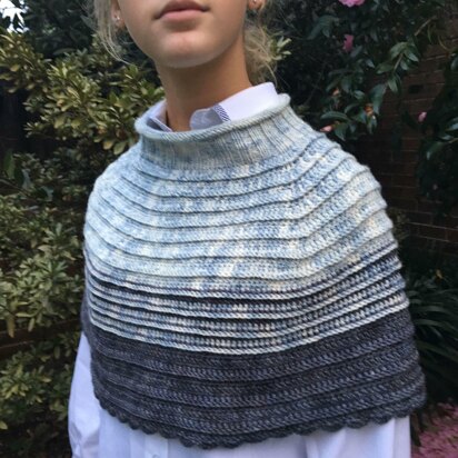 Permafrost crochet mini poncho