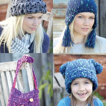 Accessories in Sirdar Husky - 7326 - Downloadable PDF - knitting pattern