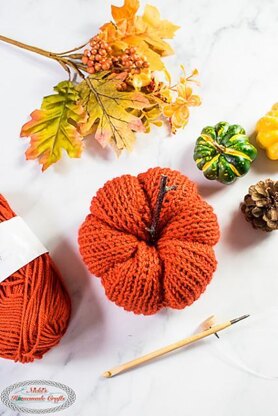 Tunisian Crochet Pumpkin