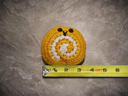 Pumpkin Roll Amigurumi Food