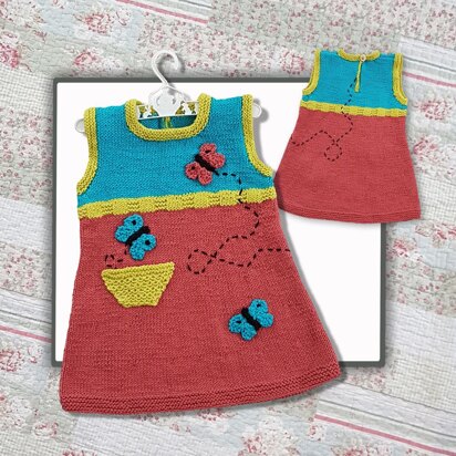 Butterfly Tunic Dress  (1-5 year old)