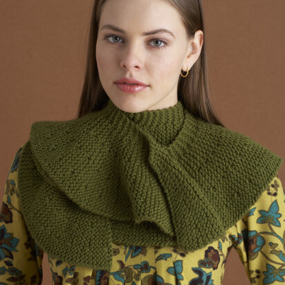 Short Row Scarf in Lion Brand Vanna's Choice - 70531AD