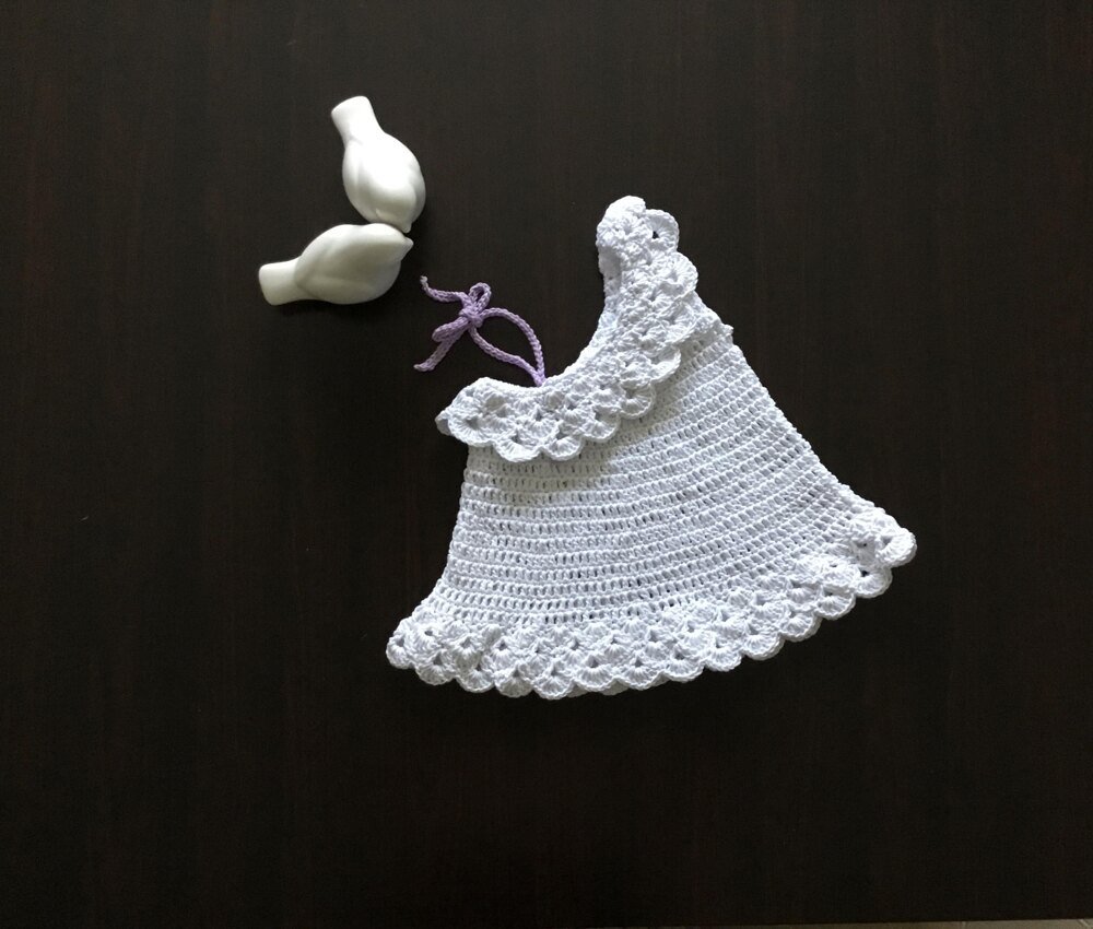 white christmas dresses Serenade One Shoulder Crochet Dress main image 0