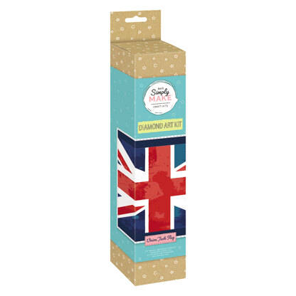 Simply Make Union Flag Diamond Painting Kit - 48cm x 36cm