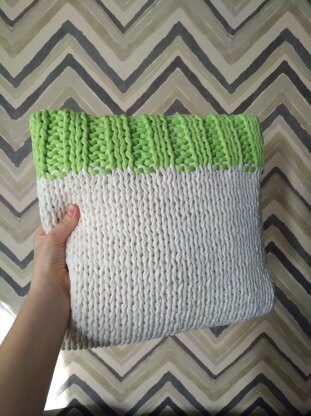 Color block pillow