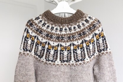 UHU Eagle-Owl Icelandic Lopapeysa Sweater