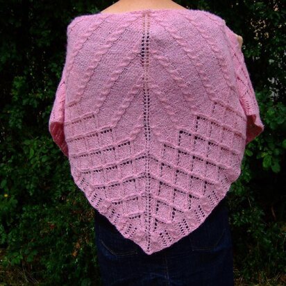 Barley Sugar Twist Shawl - knitting pattern