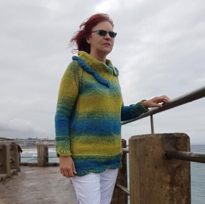 Seaside Scallops Sweater Top Sizes: S – XXL
