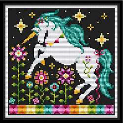 Shannon Christine Rainbow Unicorn Cross Stitch Chart - Leaflet