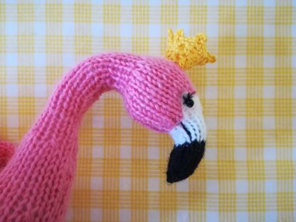 Knitting Pattern  pink flamingo