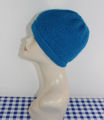 Circular Moss Stitch Ski Beanie