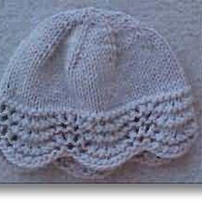 Fan Stitch Hat - - Knit ePattern