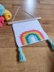 Mini Rainbow Crochet Wall Hanging