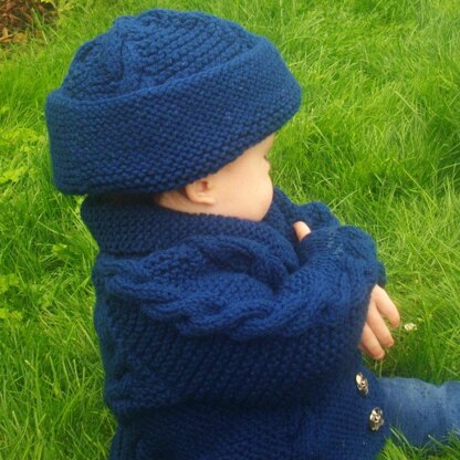 Muireann cable jacket and hat