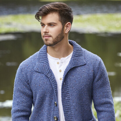 Lee Cardigan in Tahki Yarns Donegal Tweed - Downloadable PDF