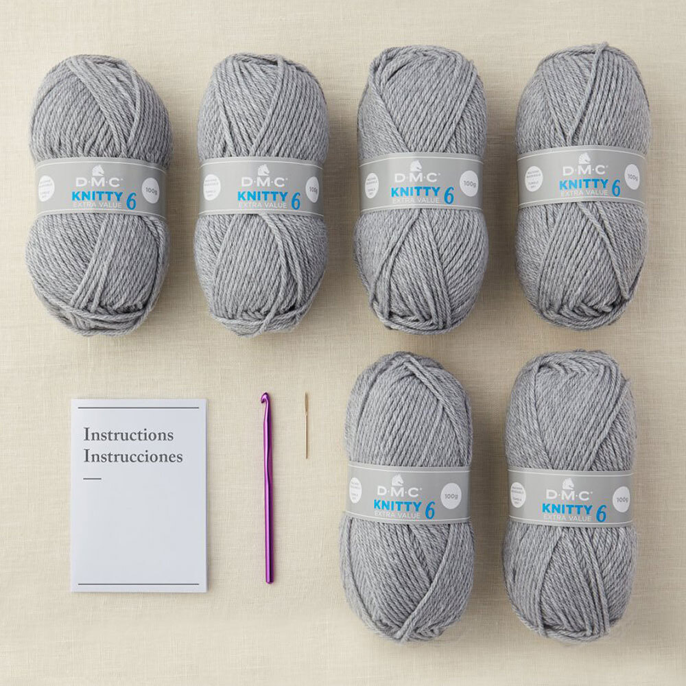 DMC Mindful Making The Comforting Blanket Crochet Kit - 90cm x 90cm - view 3