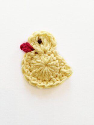Easter chick duck applique