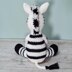 Zach the Zebra - UK Terminology - Amigurumi