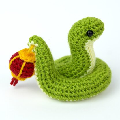 Snake with lanterns